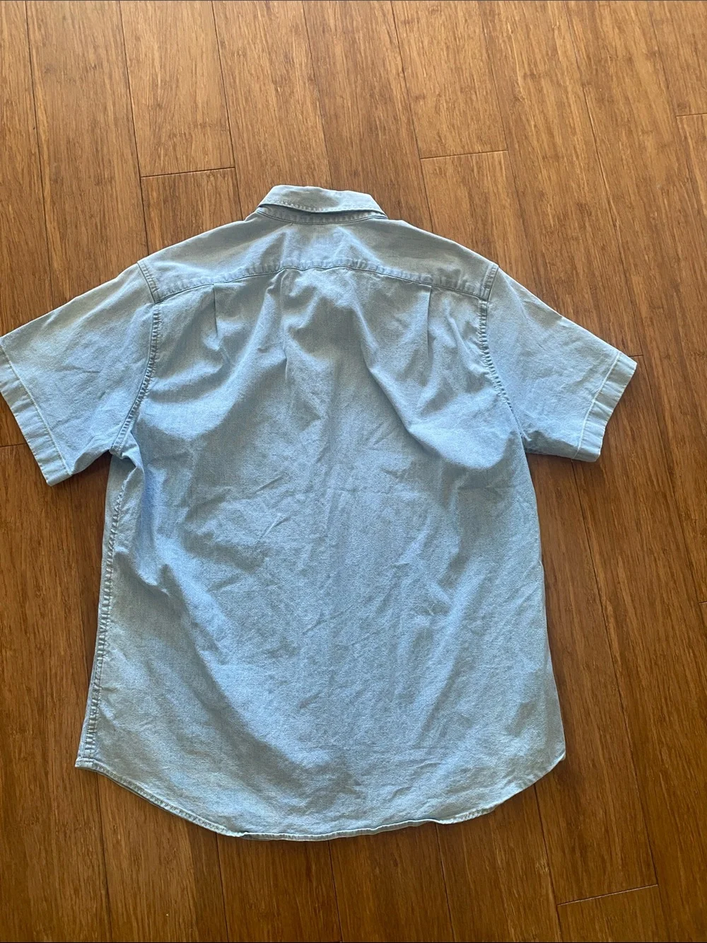 J Crew classes Men's Casual cotton Button-Down Shirt - Slate Blue
